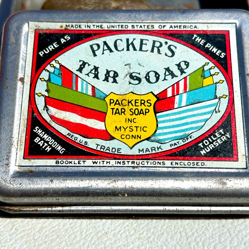 Vintage tar soap
